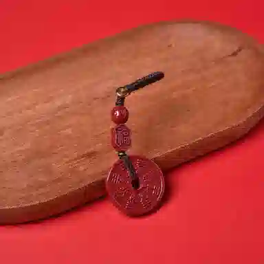 【把好运挂在Ta身边】 灵菲 传统文化高含量紫金砂 新中式国风车载挂件 吉祥如意 平平安安 招财进宝 再造辰砂 其他朱砂 男女同款情侣款