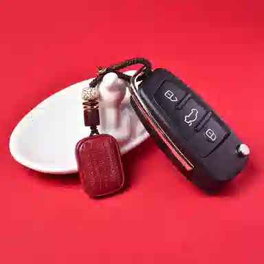 【把好运挂在Ta身边】 灵菲 传统文化高含量紫金砂 新中式国风车载挂件 吉祥如意 平平安安 招财进宝 再造辰砂 其他朱砂 男女同款情侣款