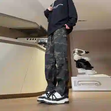 悍戈 美式高街多元风格牛仔裤 男女同款