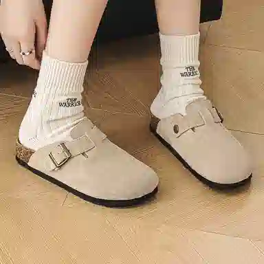 LUOMAIKE Classic Rubber Sole Slides