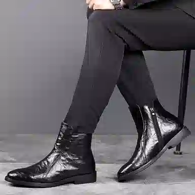 LUOMAIKE Short Boots Black