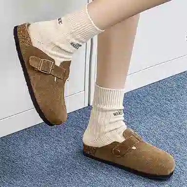 LUOMAIKE Classic Rubber Sole Slides