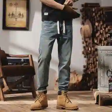 JUCY JUDY Denim Trousers Blue