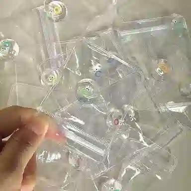 魔力唛咕 透明小鼻嘎解压卡通迷你表情包奶油感小团子烂泥手感硅胶 捏捏乐