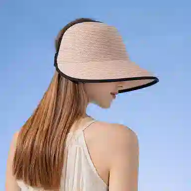 纳兰杜 超大帽檐出行旅游防紫外线透气户外 织物 防晒帽 女款