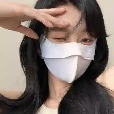 纳兰杜 防尘 挂耳式通勤透气遮阳薄款防紫外线 面罩 女款