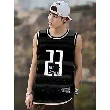 FireMonkey Retro Stripe Basketball Jersey