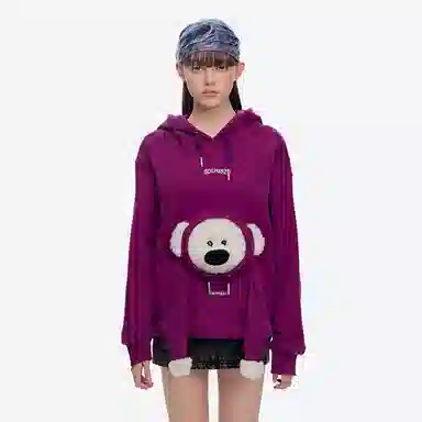 13 DEMARZO FW25 Bear Hoodie