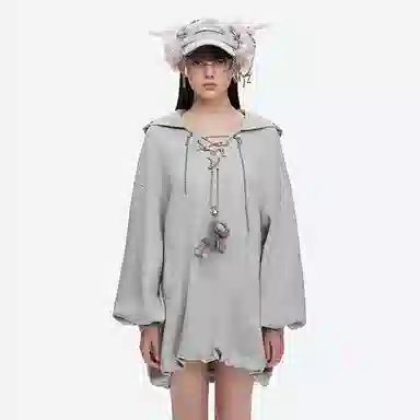 13 DEMARZO FW25 Hoodie Dress