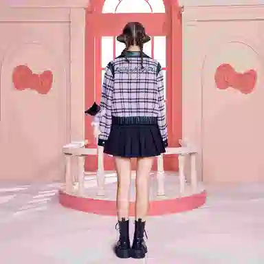 13 DEMARZO x Sanrio 3D Doll Quilted Jacket