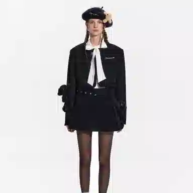 13 DEMARZO FW23 Tweed Skirt