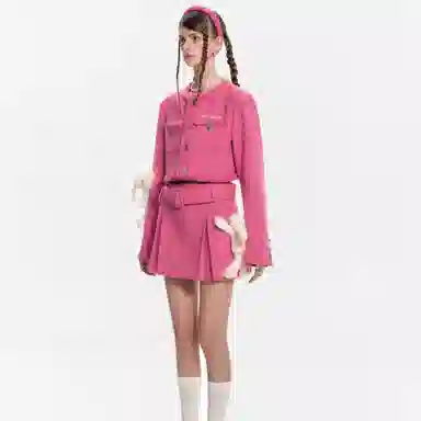 13 DEMARZO FW23 Tweed Skirt