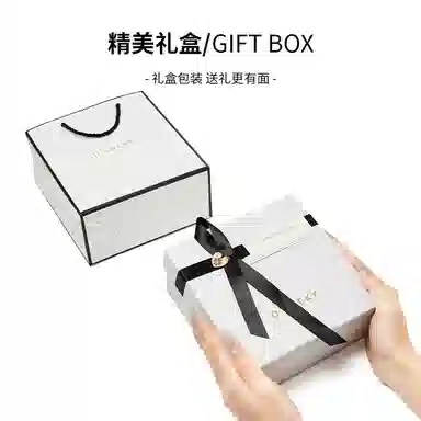 纳兰杜 可爱小熊公仔 毛绒 包周边 男女同款情侣款 棕色/白色