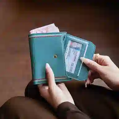 纳兰杜 多功能简约百搭便捷证件包一体包 合成革 卡包钱包 小号 女款 多色