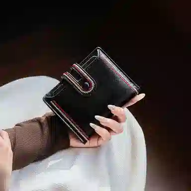 纳兰杜 多功能简约百搭便捷证件包一体包 合成革 卡包钱包 小号 女款 多色