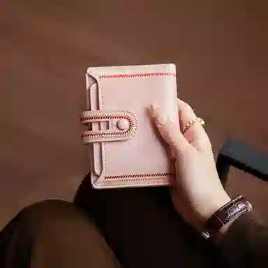 纳兰杜 多功能简约百搭便捷证件包一体包 合成革 卡包钱包 小号 女款 多色