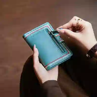 纳兰杜 多功能简约百搭便捷证件包一体包 合成革 卡包钱包 小号 女款 多色