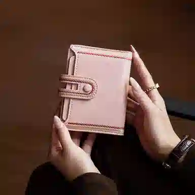 纳兰杜 多功能简约百搭便捷证件包一体包 合成革 卡包钱包 小号 女款 多色