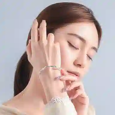 优态 编织绕线开口不规则几何简约 铜合金 手镯 女款