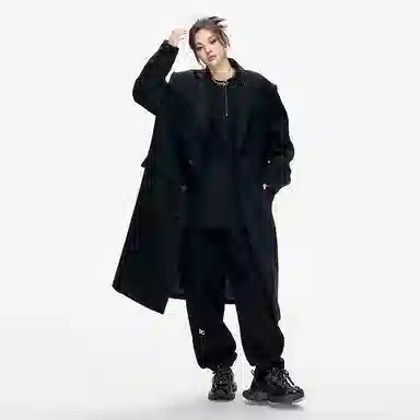 ARDENCODE Wool Coat Black