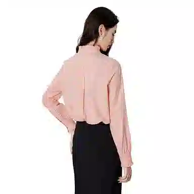 晚白 时尚宽松休闲潮流衬衫 女款