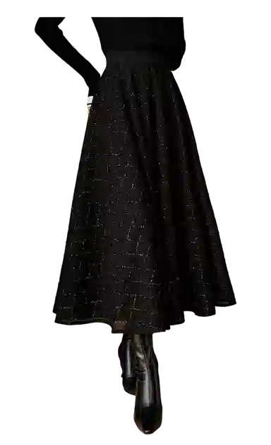 晚白 清新气质优雅温柔休闲长裙 女款