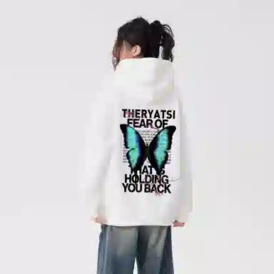 YATSI Butterfly Graffiti Hoodie