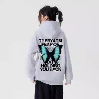 YATSI Butterfly Graffiti Hoodie