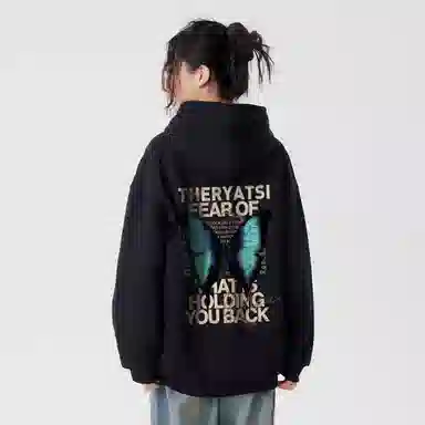 YATSI Butterfly Graffiti Hoodie