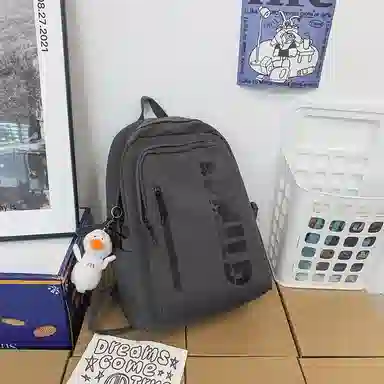 泰克森 复古日系工装小众设计感 尼龙 双肩包 男女同款情侣款 多色