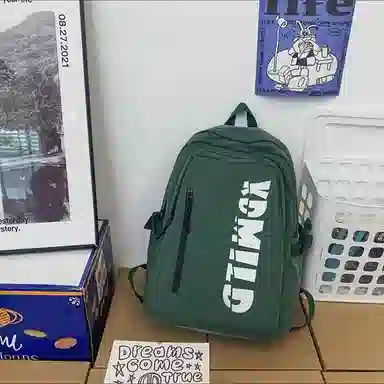 泰克森 复古日系工装小众设计感 尼龙 双肩包 男女同款情侣款 多色