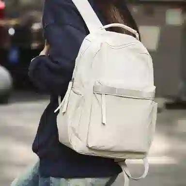 泰克森 复古小众简约书包 尼龙 双肩包 常规 男女同款情侣款 多色