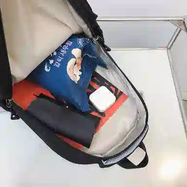 泰克森 潮酷初中高中生原宿风校园背包森系学生书包  尼龙 双肩包 常规 男女同款情侣款