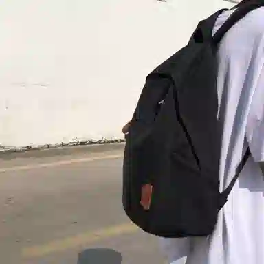 泰克森 高级感纯色大容量 尼龙 双肩包 常规 男女同款情侣款 多色