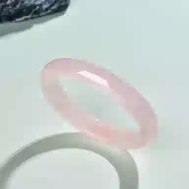 翡翠王朝 【一物一证】樱花粉冰透 逃之夭夭 轻奢设计款 少女粉佩戴款 马达加斯加高冰透亮 母亲 女神专属款  水晶 手镯 女款