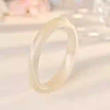 翡翠王朝 【点想要 赠古法素圈镯子】香槟马达加斯加 一步一响 复古 高级感 清冷 旗袍汉服 新中式  极简风 琉璃 手镯 女款