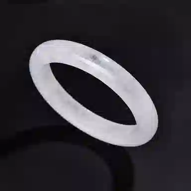 翡翠王朝 【一物一证】樱花粉冰透 逃之夭夭 轻奢设计款 少女粉佩戴款 马达加斯加高冰透亮 母亲 女神专属款  水晶 手镯 女款