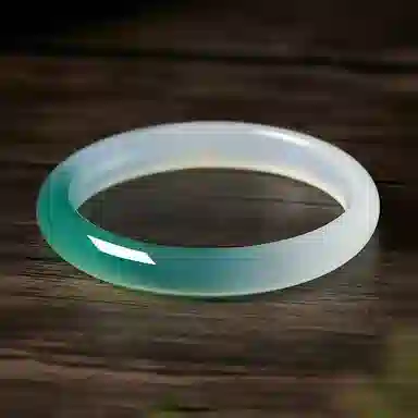 【油润甄选】 翡翠王朝 远青山黛 新中式国潮 古典宫廷风 汉服旗袍百搭 国潮古典国风古风宫廷风 高级感天然 玉髓 玉石手镯 女款