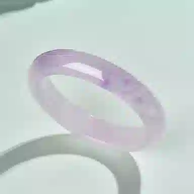 翡翠王朝 【一物一证】樱花粉冰透 逃之夭夭 轻奢设计款 少女粉佩戴款 马达加斯加高冰透亮 母亲 女神专属款  水晶 手镯 女款