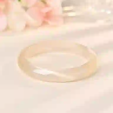 翡翠王朝 【点想要 赠古法素圈镯子】香槟马达加斯加 一步一响 复古 高级感 清冷 旗袍汉服 新中式  极简风 琉璃 手镯 女款