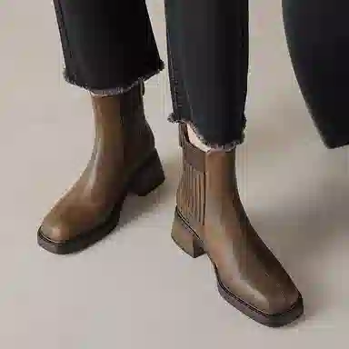 子骁 通勤百搭 短靴 女款