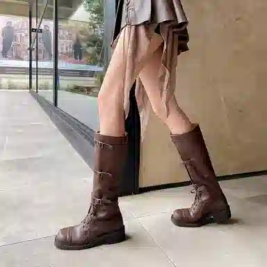 子骁 时尚百搭 高筒靴 女款