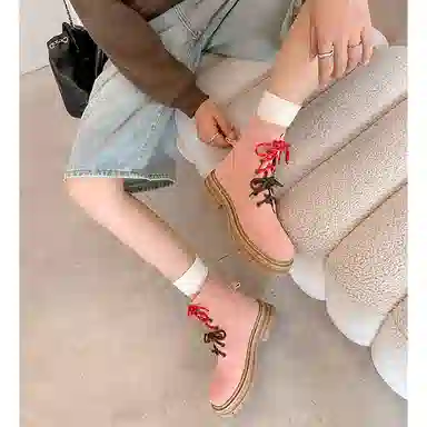 子骁 牛皮 时尚百搭 简约大气 短靴 女款