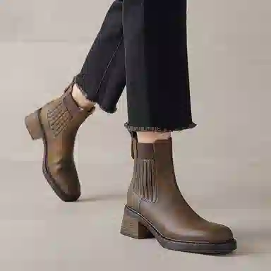 子骁 通勤百搭 短靴 女款