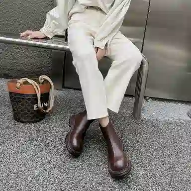 子骁 羊皮 日常气质通勤 舒适柔透气 短靴 女款