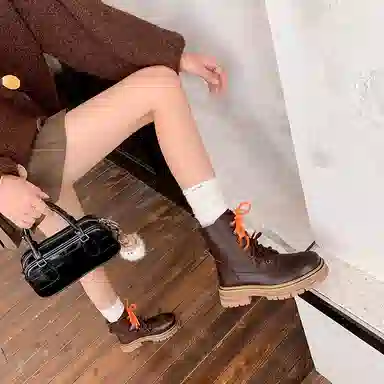 子骁 牛皮 时尚百搭 简约大气 短靴 女款