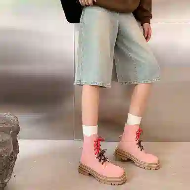 子骁 牛皮 时尚百搭 简约大气 短靴 女款