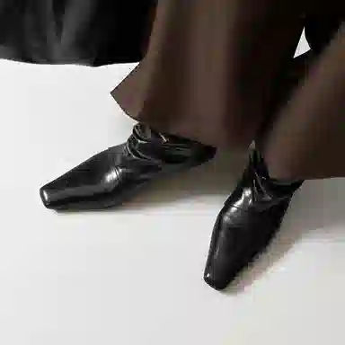 子骁 牛反绒 复古个性时髦 气质慵懒百搭 短靴 女款