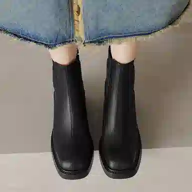 子骁 通勤百搭 短靴 女款