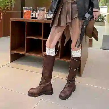 子骁 时尚百搭 高筒靴 女款